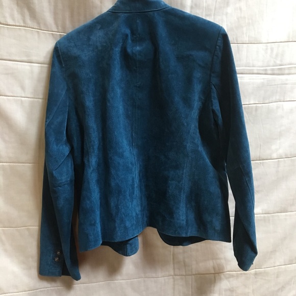 Blue suede jacket: Charter Club - Picture 2 of 8